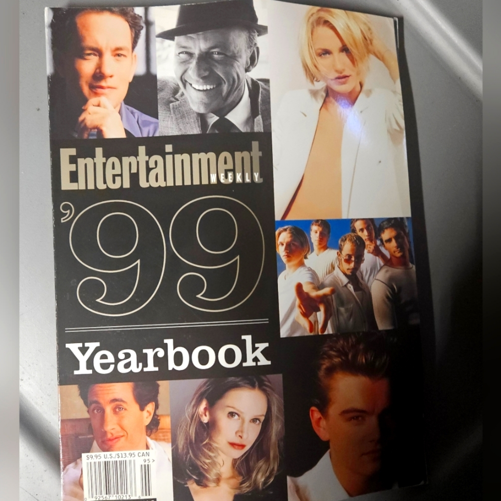 Entertainment Weekly 1999 Yearbook Magazine Y2K Pop Culture Backstreet Boys Vtg